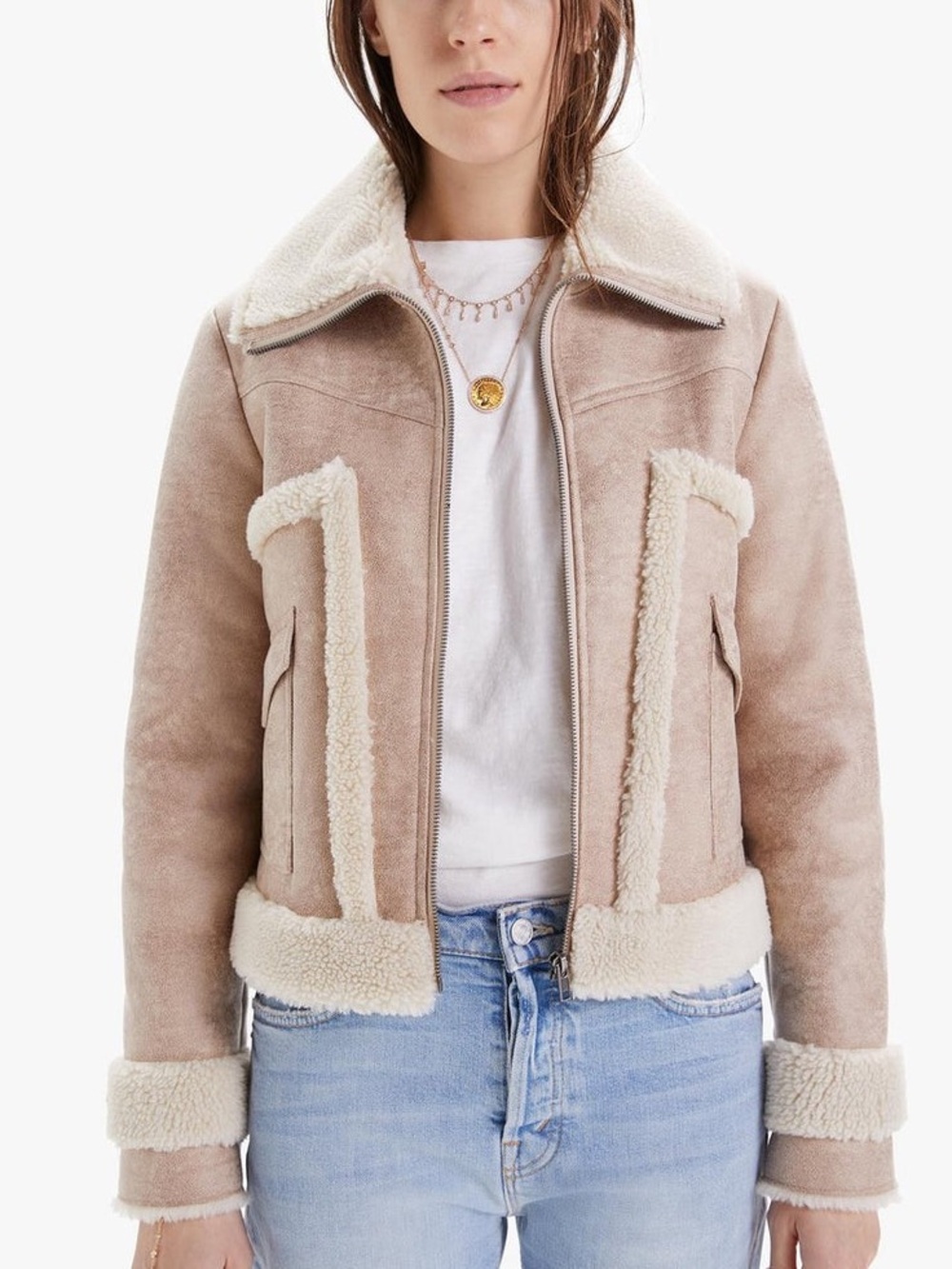Mother The Patch Pocket Roamer Jacket in Lucky Penny